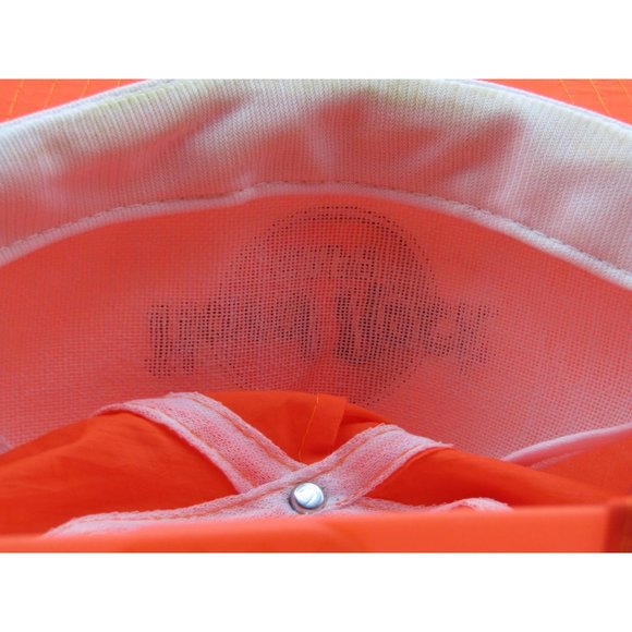 Hard Rock Cafe Panama Hat Panatek Nylon Safety Orange OSFA - Picture 8 of 8